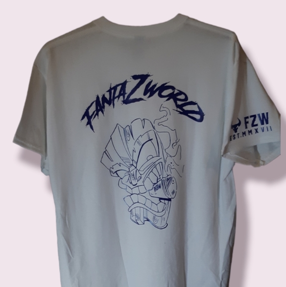 Blue tiki dude (custom, NWT, unisex.) - Picture 2 of 2